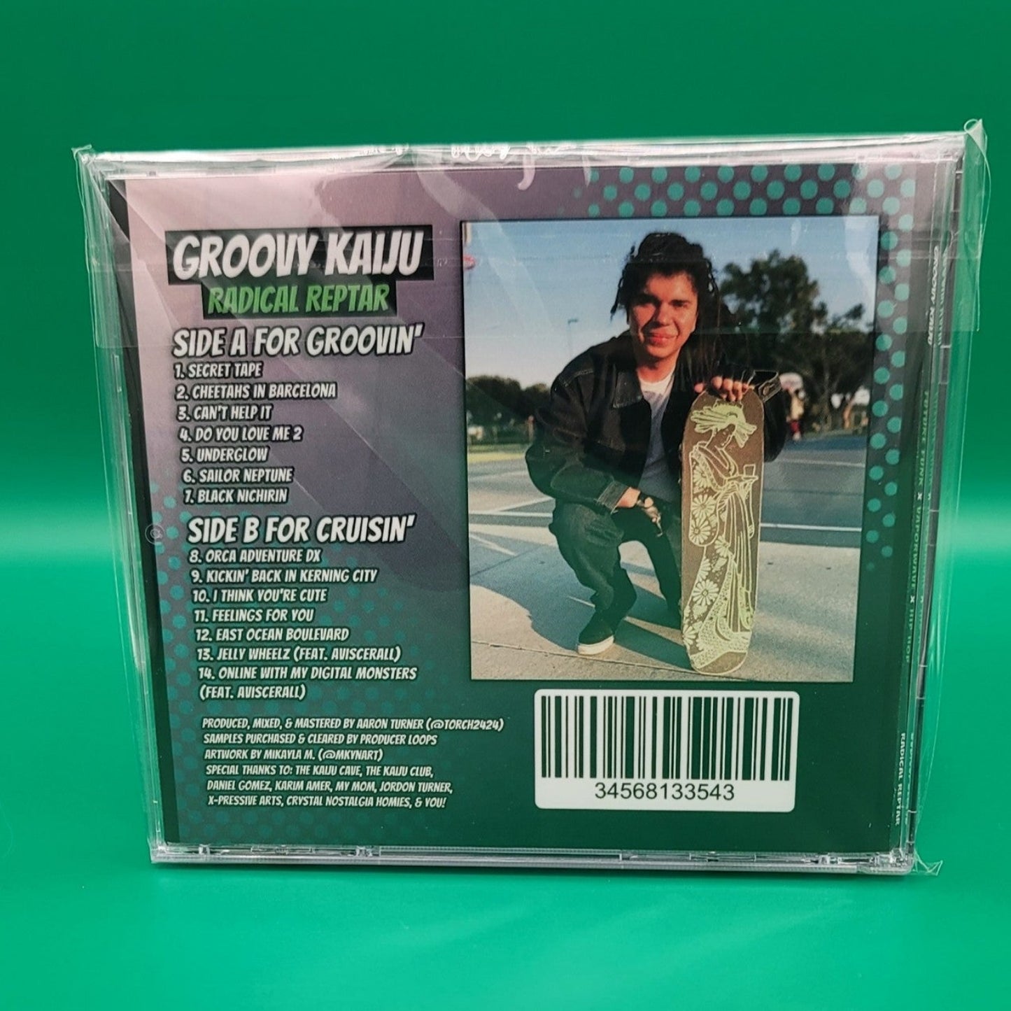 Groovy Kaiju: Radical Reptar (SIGNED CD)