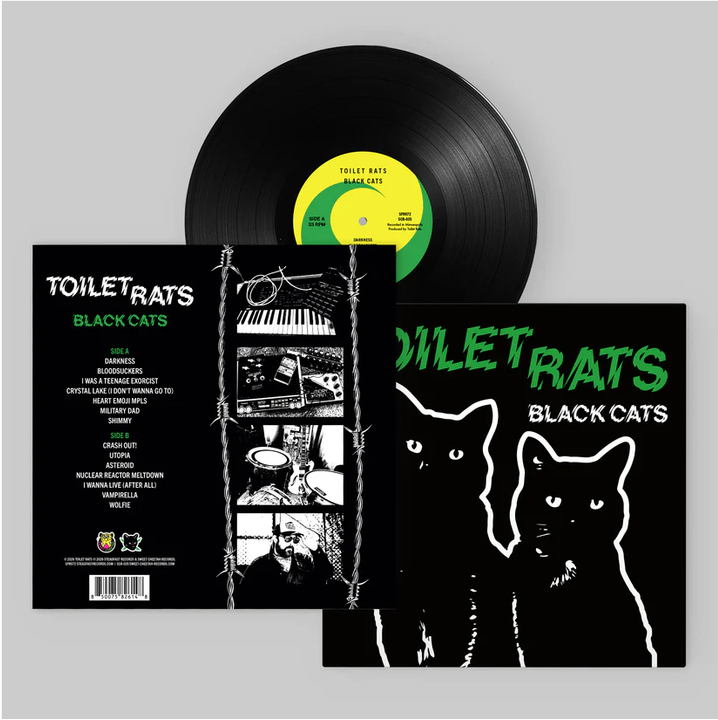 Toilet Rats: Black Cats (Black Vinyl LP)
