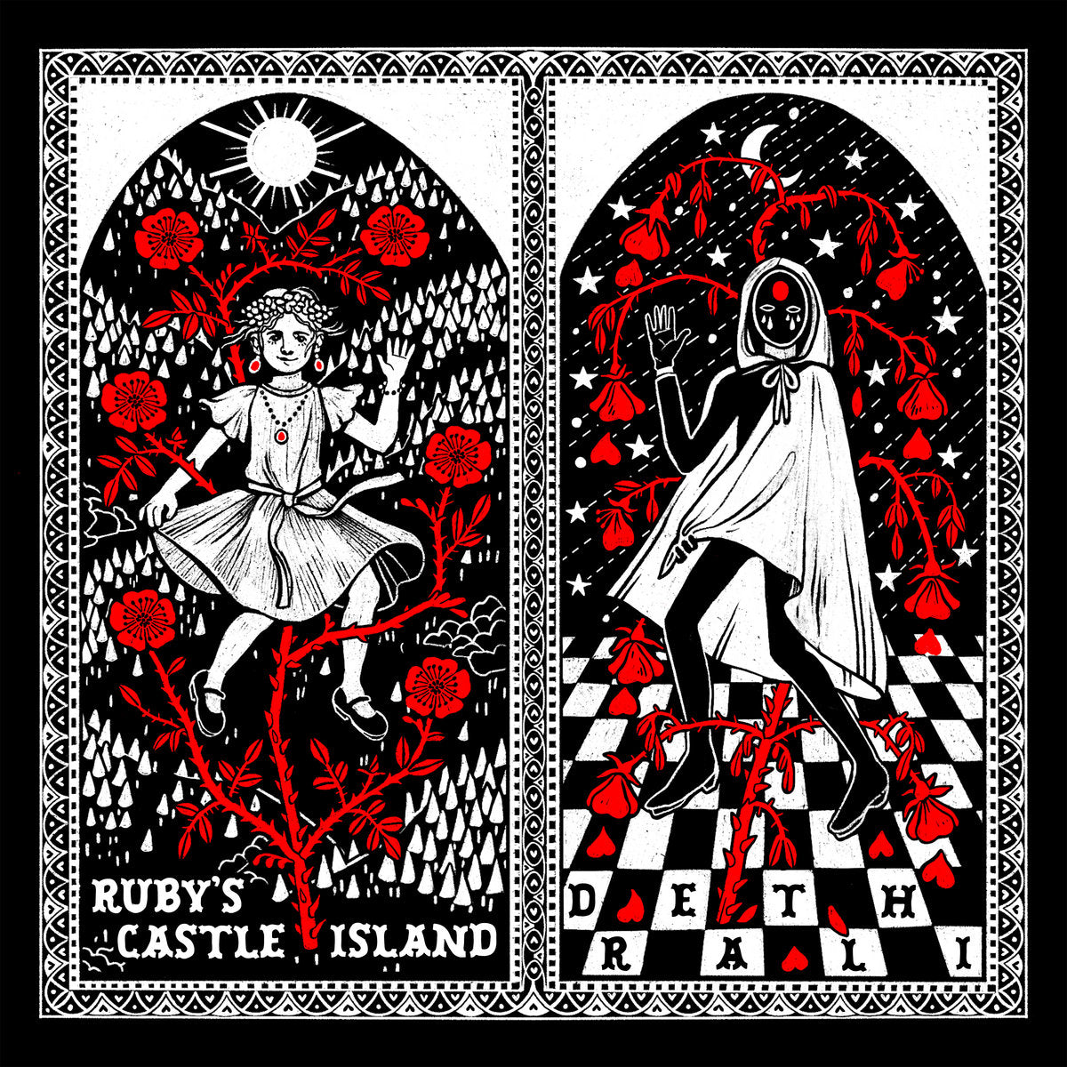 Deth Rali: Ruby's Castle Island (Red & Black Splatter Vinyl LP)