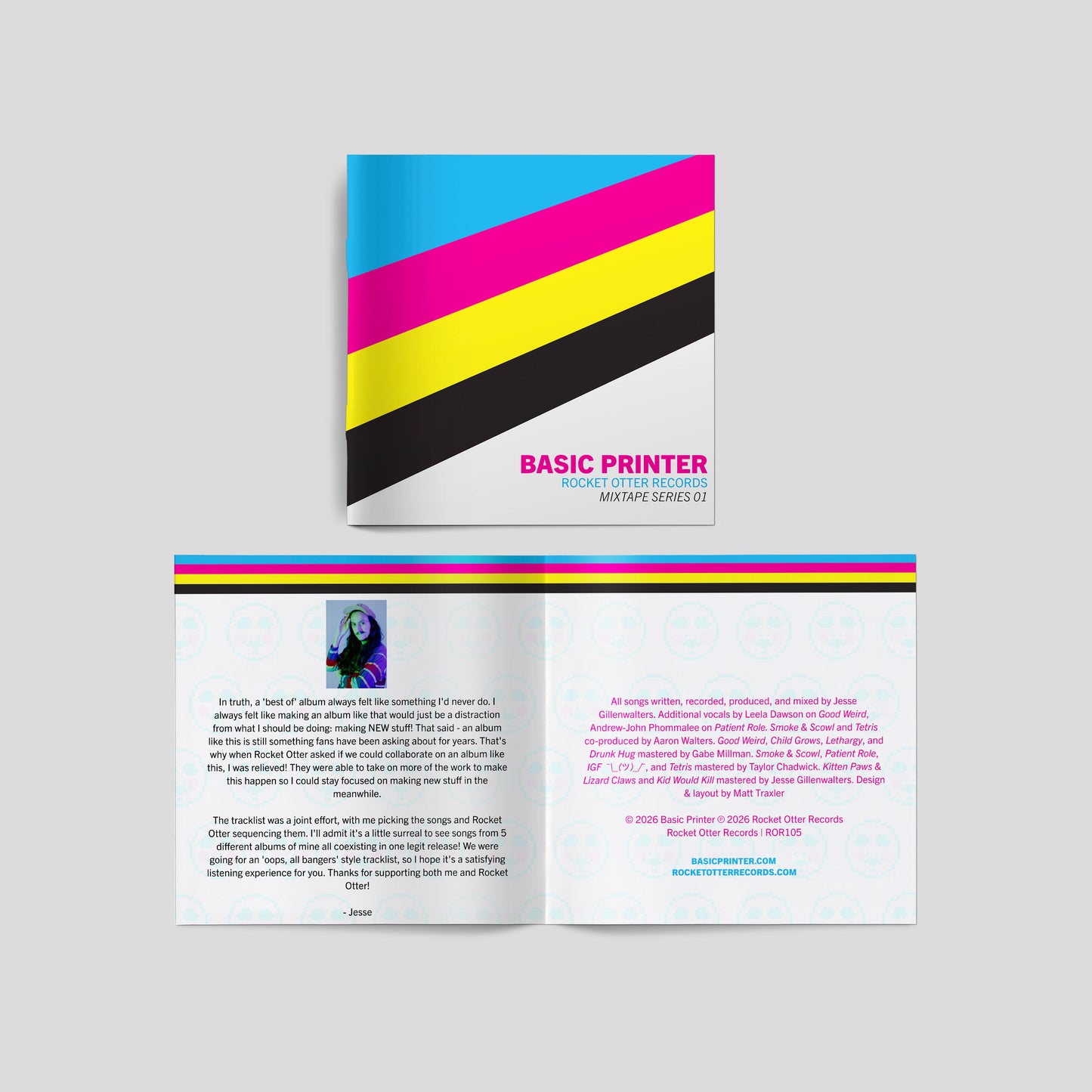 Pre-Order: Basic Printer: Rocket Otter Mixtape Series 01 (CD)