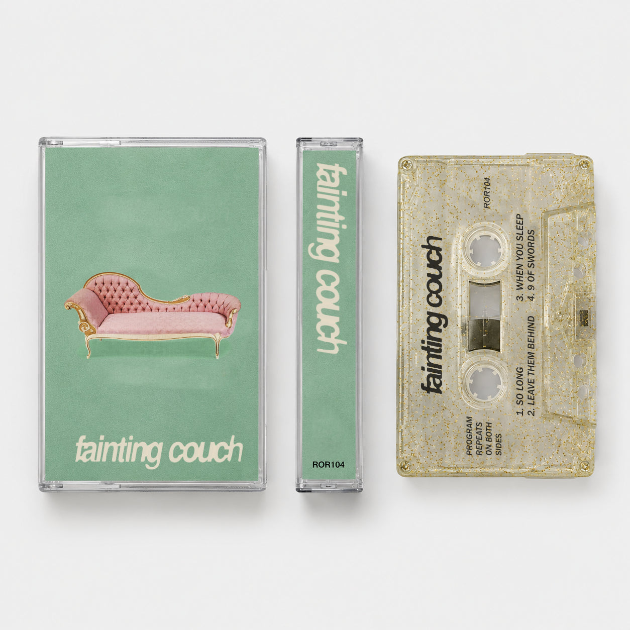 Pre-Order: Fainting Couch: "Fainting Couch" EP (Gold Glitter Cassette)