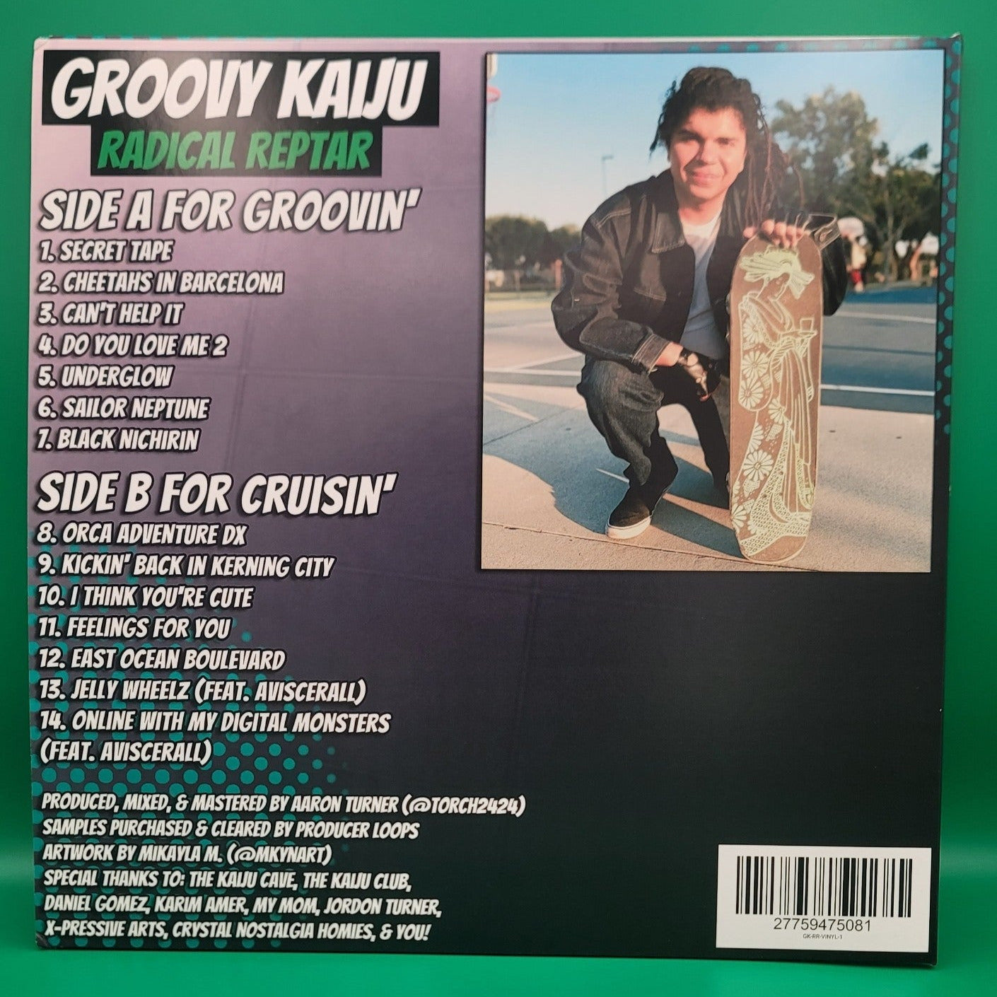Groovy Kaiju: Radical Reptar (SIGNED Vinyl)