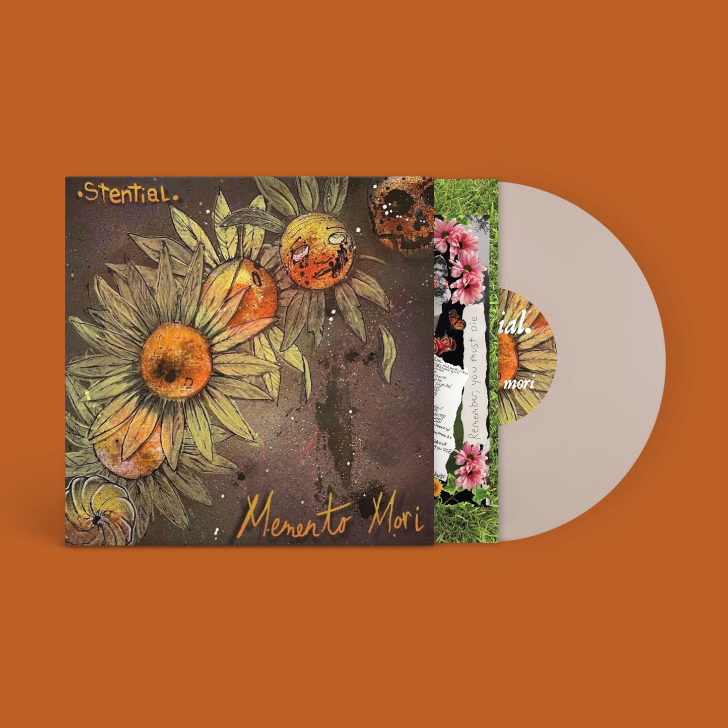 (Pre-Order) .stential: Memento Mori / Solving for Self Through Long Division (Bone Vinyl LP)