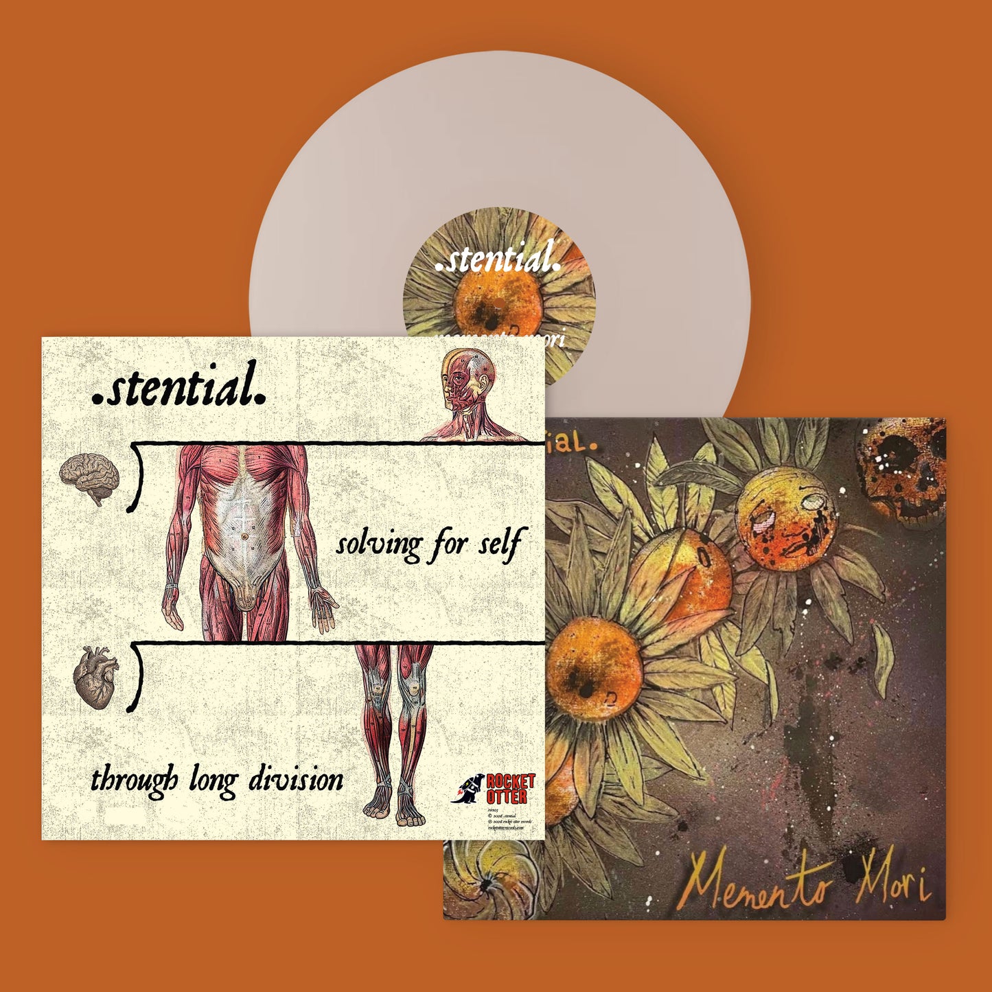 (Pre-Order) .stential: Memento Mori / Solving for Self Through Long Division (Bone Vinyl LP)