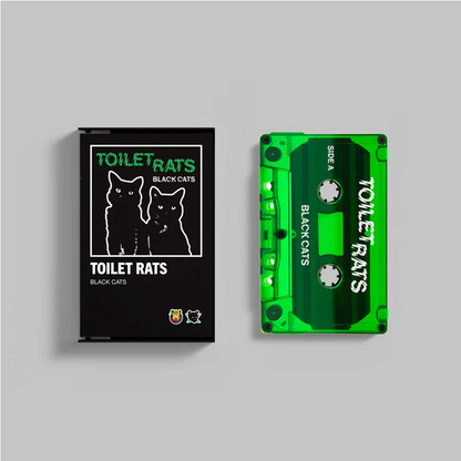Toilet Rats: Black Cats (Translucent Green Cassette)