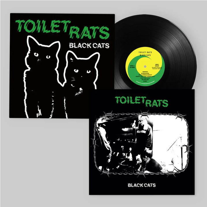 Toilet Rats: Black Cats (Black Vinyl LP)