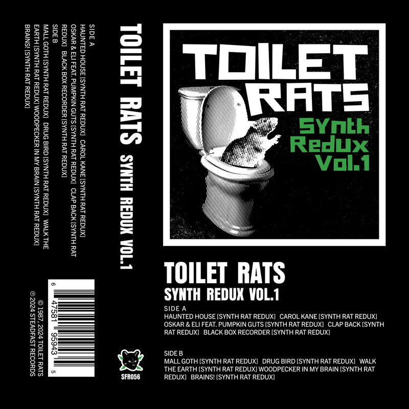 Toilet Rats: Synth Redux Vol 1 (Ecto-Green Cassette)