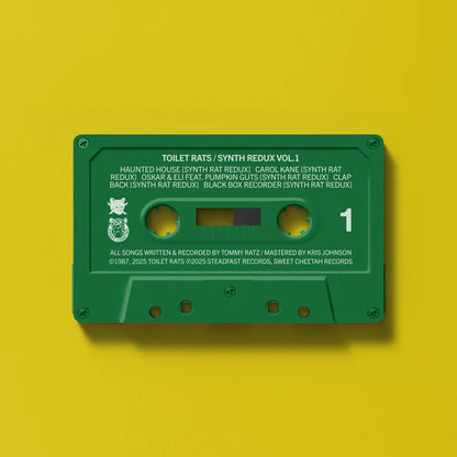 Toilet Rats: Synth Redux Vol 1 (Ecto-Green Cassette)