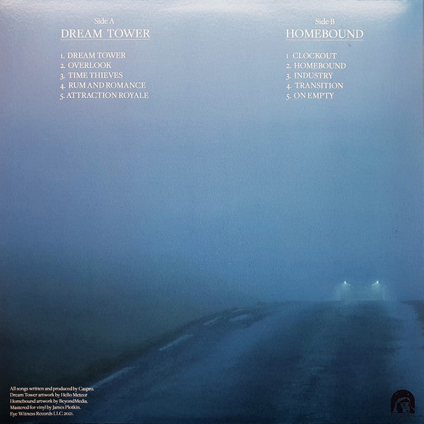 Caspro: Dream Tower / Homebound (Sky Blue Vinyl)