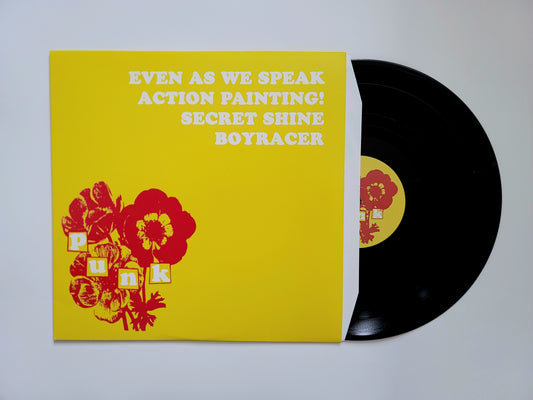 Even As We Speak, Secret Shine, Action Painting, Boyracer: Four Band Compilation (Black Vinyl LP)