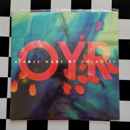 Orange Yellow Red: A Rose Made of Galaxies (Teal/Seafoam Splatter Vinyl)
