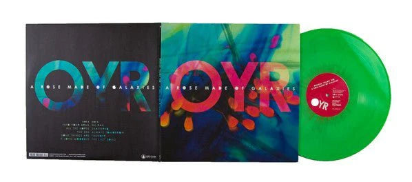 Orange Yellow Red: A Rose Made of Galaxies (Teal/Seafoam Splatter Vinyl)