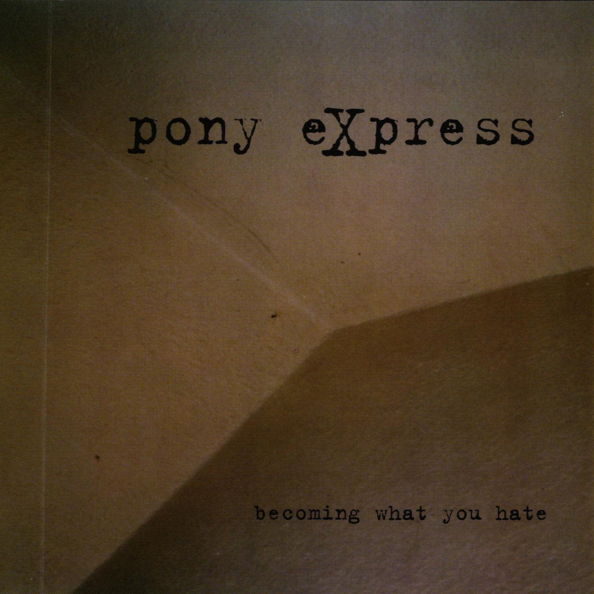 Pony Express: Becoming What You Hate (Black Vinyl LP)