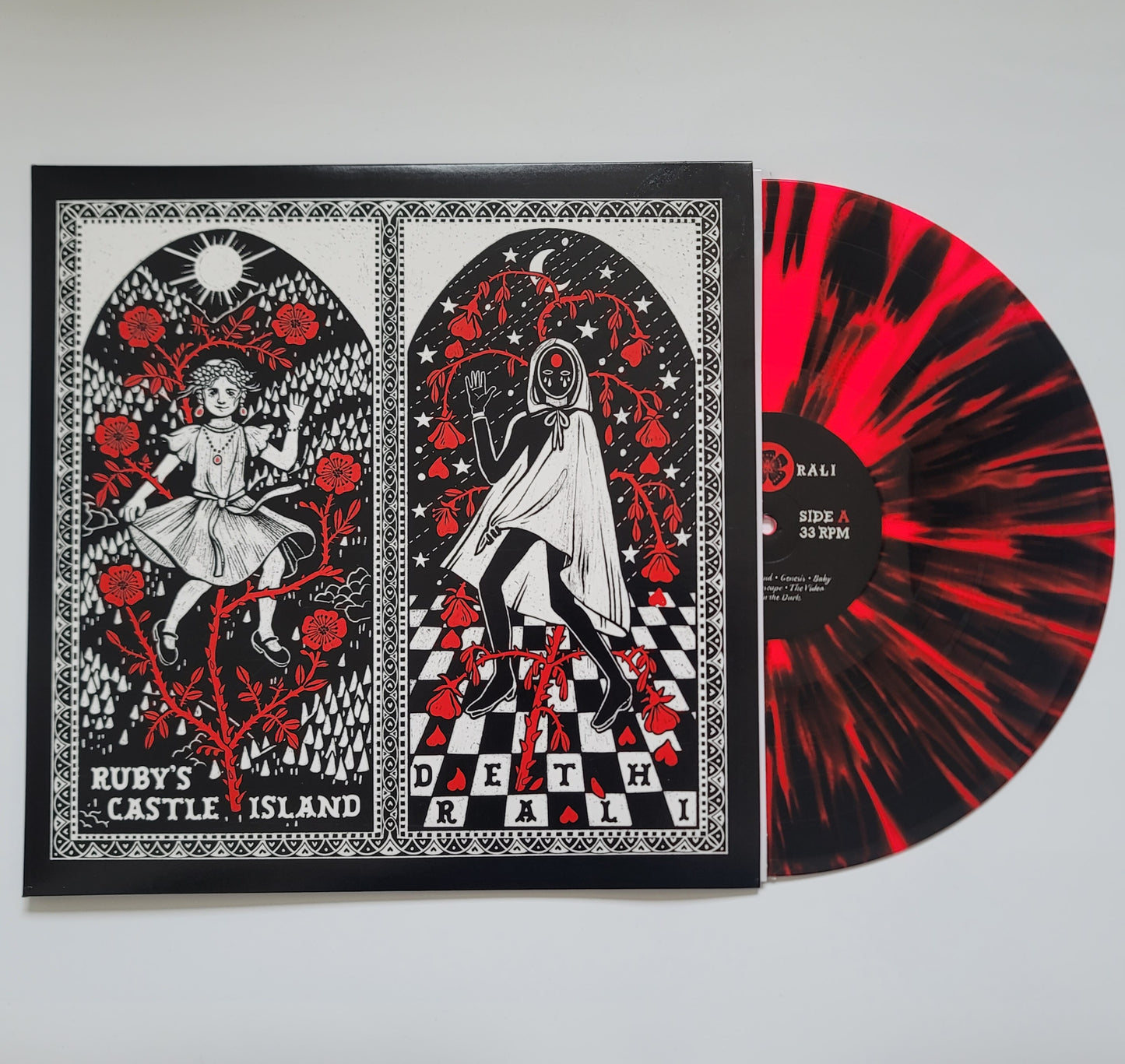 Deth Rali: Ruby's Castle Island (Red & Black Splatter Vinyl LP)